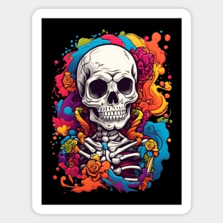 Rainbow Skeleton Sticker